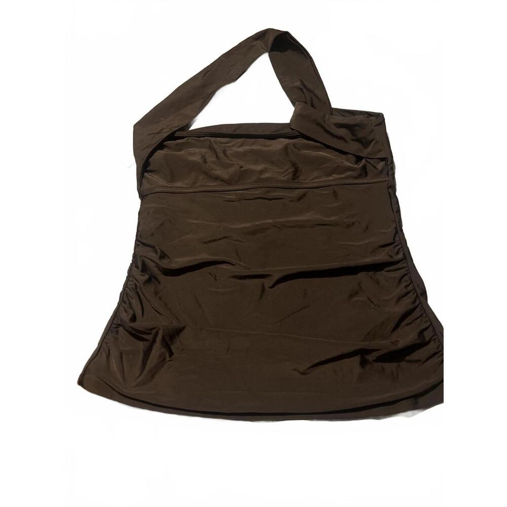 Black Women's Swim Halter Top XXL